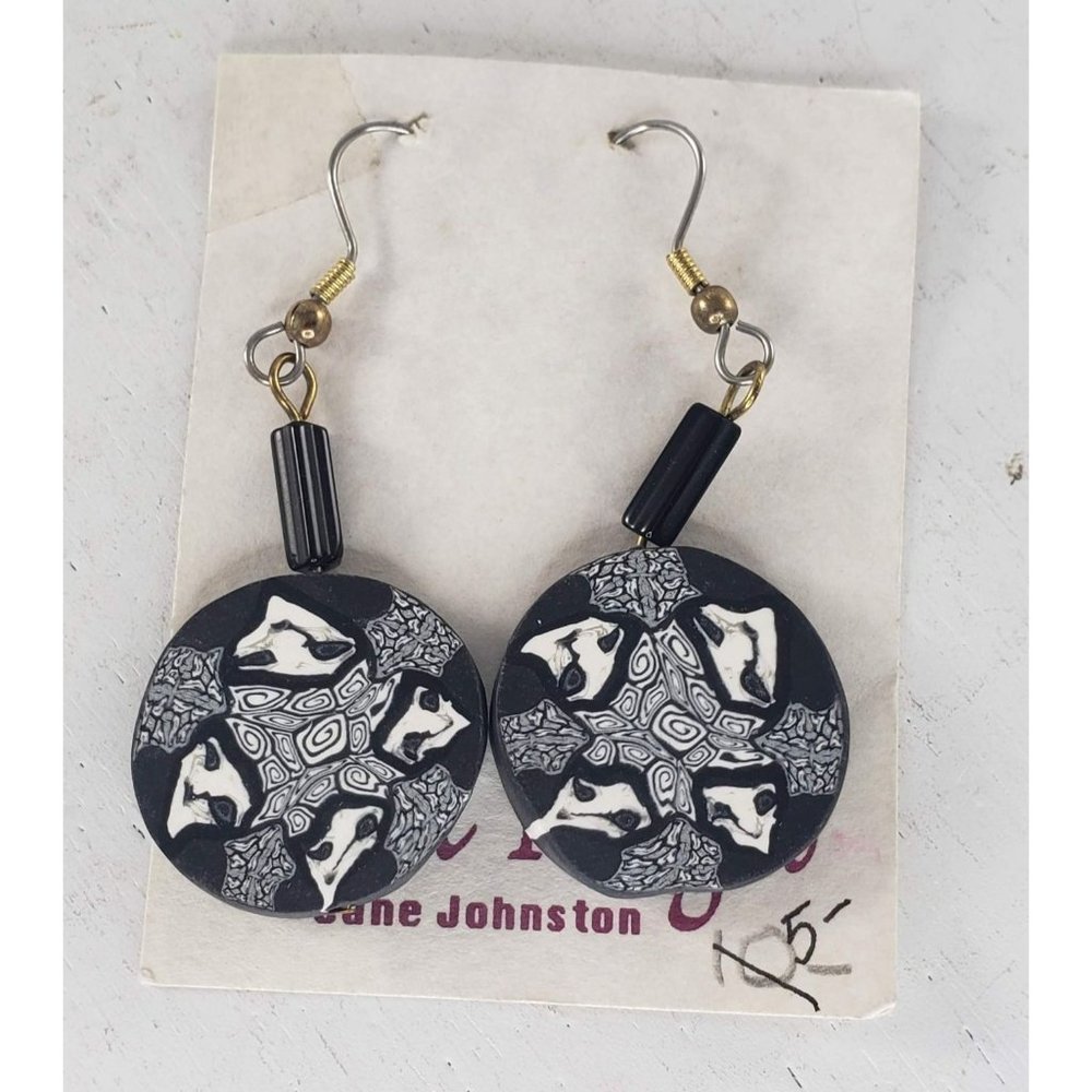 Italic Images Jane Johnston Earrings Abstract Art
